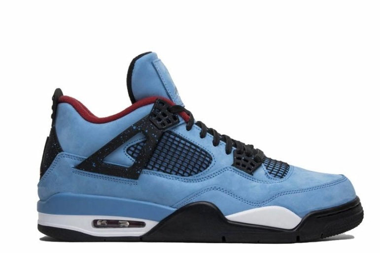 Travis Scott x Air Jordan 4 Houston Oilers University Blue 308497-406