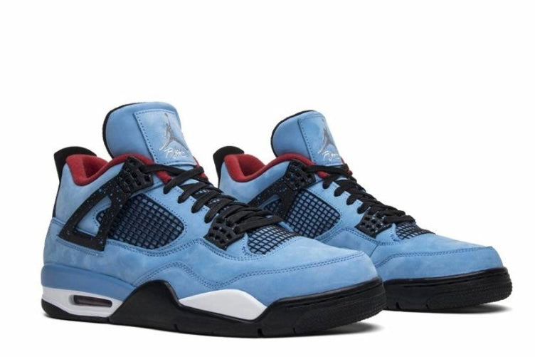 Travis Scott x Air Jordan 4 Houston Oilers University Blue 308497-406