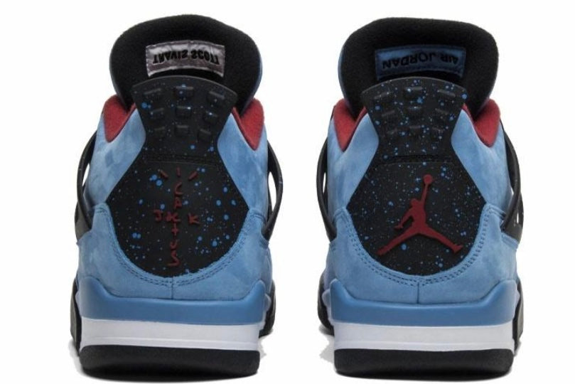 Travis Scott x Air Jordan 4 Houston Oilers University Blue 308497-406