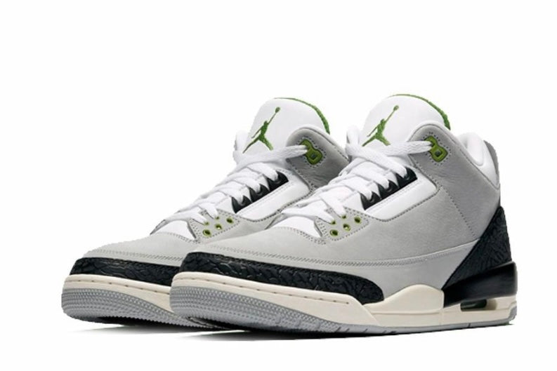 AIR JORDAN 3 RETRO ??CHLOROPHYLL???? 136064 006