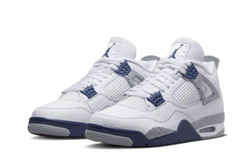 Jordan 4 RetroWhite Midnight Navy DH6927-140