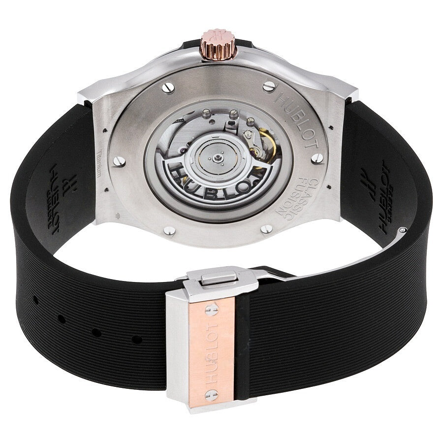 Hublot Classic Fusion Black Dial Black Rubber Men's Watch Item No. 511.NO.1181.RX