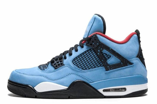 Travis Scott x Air Jordan 4 Houston Oilers University Blue 308497-406