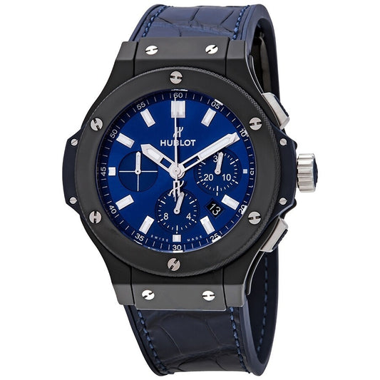 Hublot Big Bang Chronograph Automatic Blue Sunray Dial Men's Watch Item No. 301.CI.7170.LR
