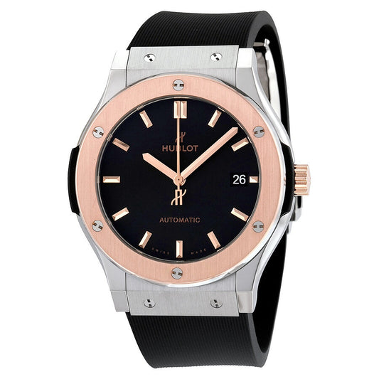 Hublot Classic Fusion Black Dial Black Rubber Men's Watch Item No. 511.NO.1181.RX