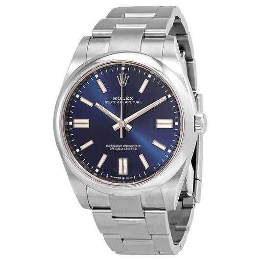 Rolex Oyster Perpetual 41 Automatic Blue Dial Men's Watch 124300BLSO Item No. M124300-0003